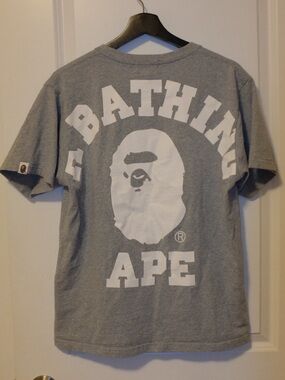 A Bathing Ape Grey T Shirt